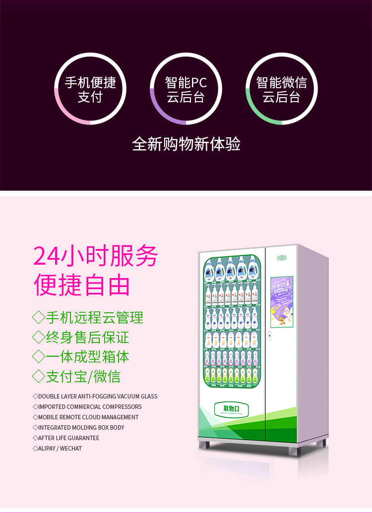 優(yōu)趣生活自動(dòng)售賣醫(yī)療機(jī) 醫(yī)藥 婦嬰用品無人新零售(圖2)